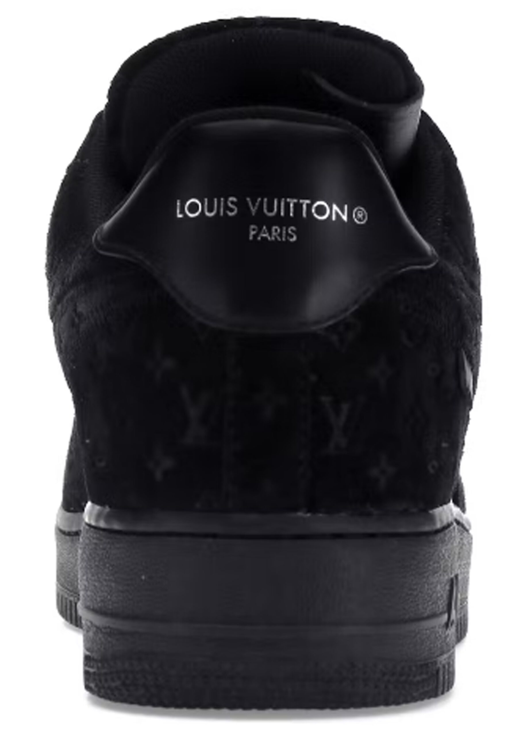 Louis Vuitton X Air Force 1 Low 'Triple Black' - Nike - 1A9V BLACK LOW -  black/black/anthracite