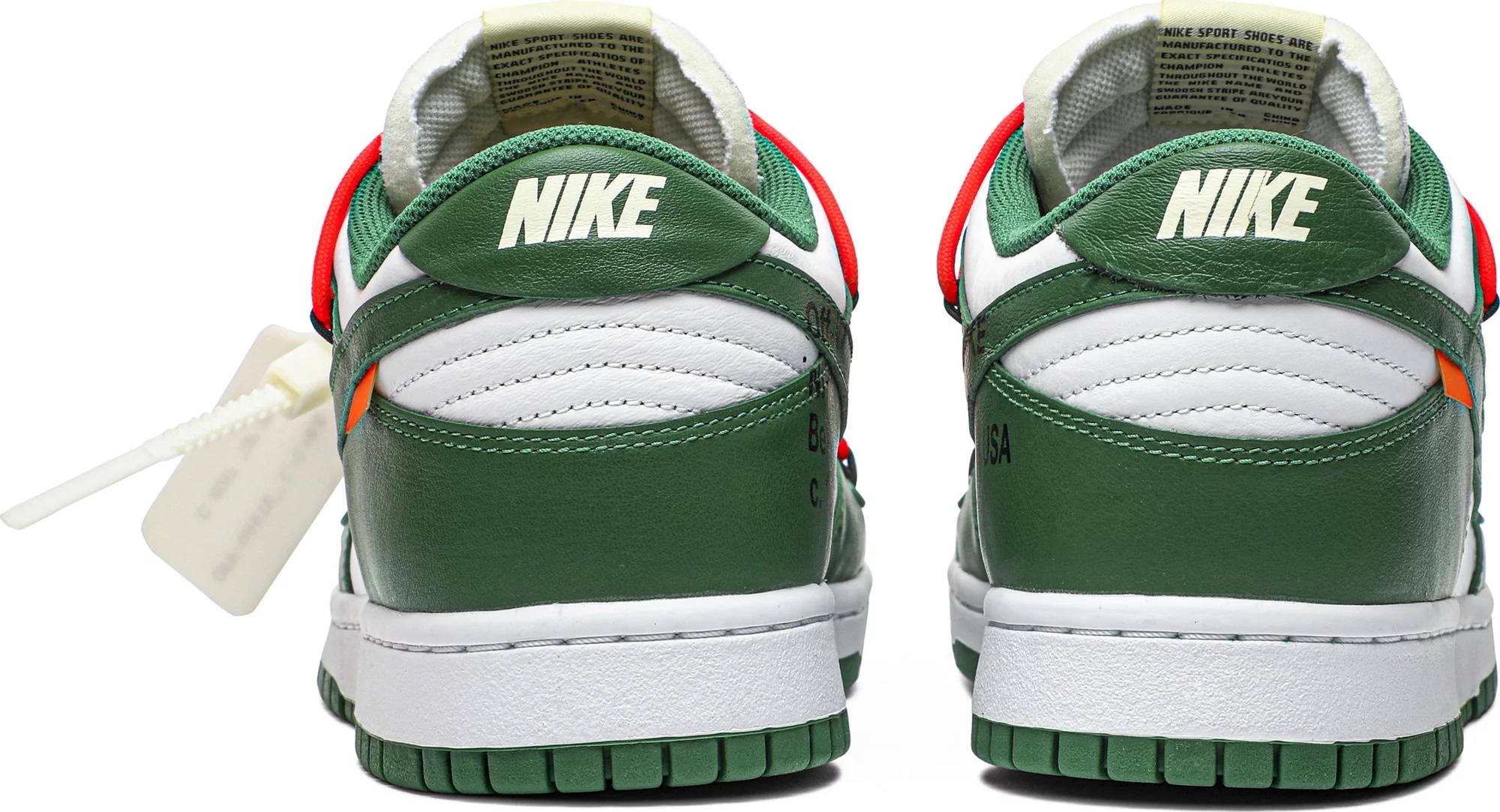 Off-White x Dunk Low 'Pine Green'